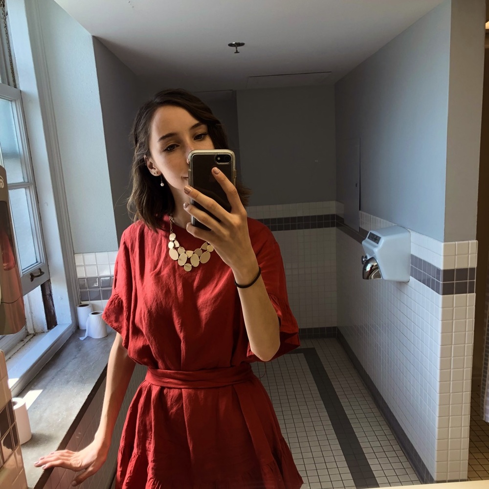 Urban Outfitters Ruffled Shift Dress